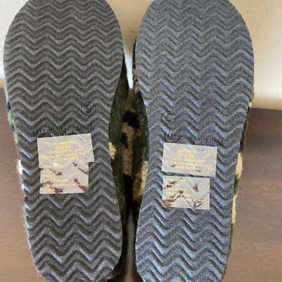 Mix No.6 Amatta Faux Shearling Slipper Camouflage Size 5M - Picture 9 of 11